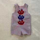Tug Boat/Whale Romper (Bailey Boys)